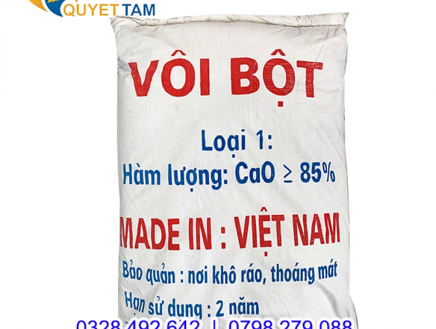 Vôi bột CaO (Calcium Oxide) Min 85% hàng Việt Nam
