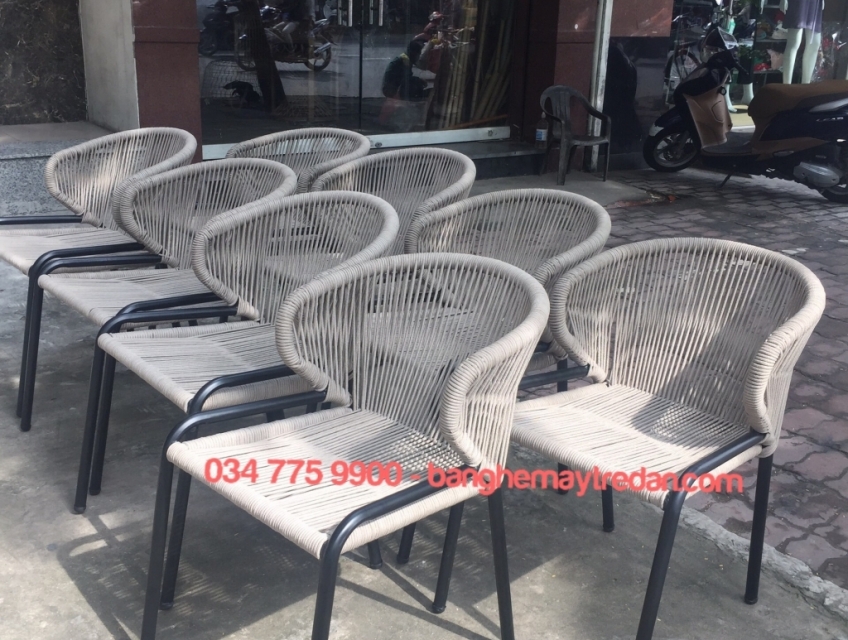 Ghế cà phê dây dù bền đẹp