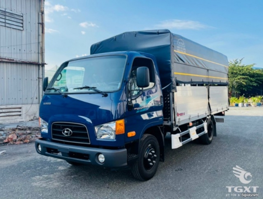 Xe tải Hyundai new mighty 75s 4 tấn thùng bạt, bảo ôn, lửng