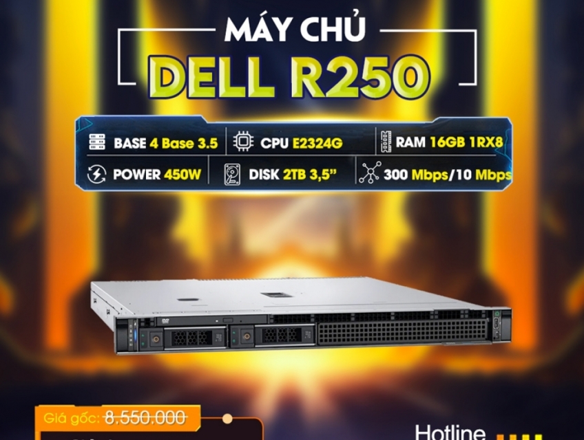 Cần Cho Thuê Máy Chủ Vật Lý Giá Rẻ Dell Gen 15 .