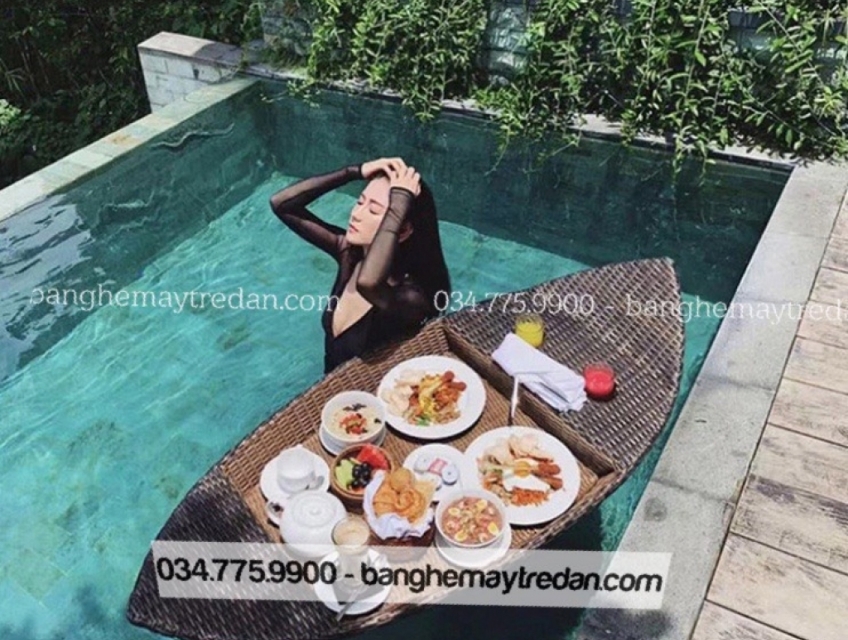 Khay nhựa nổi bể bơi cao cấp
