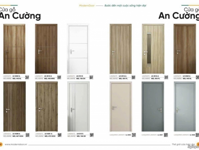 Cửa gỗ công nghiệp hiện đại