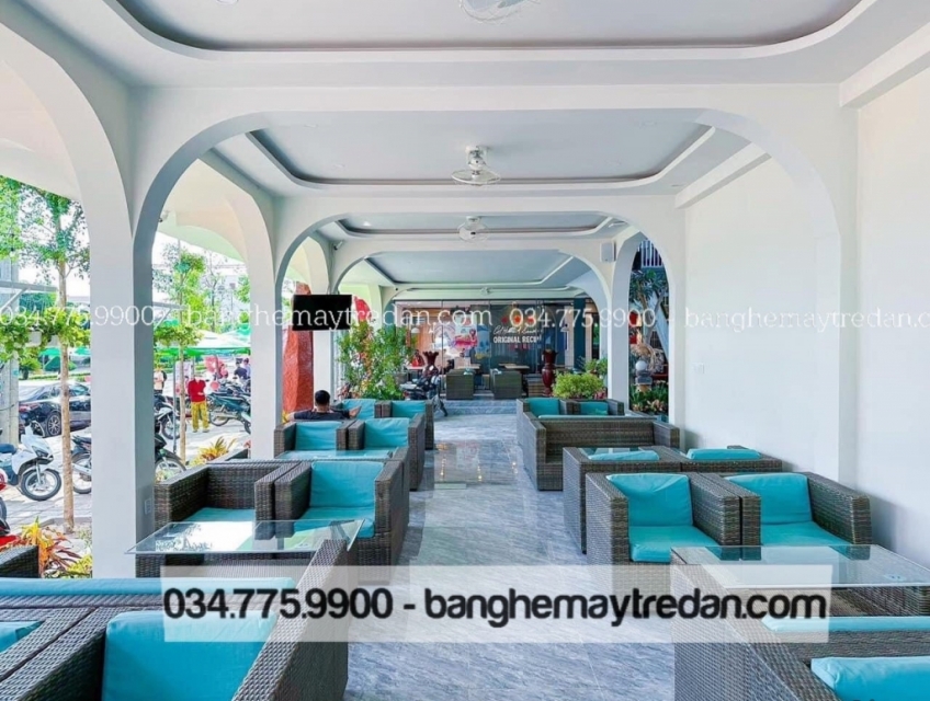 Ghế mái vòm nhựa giả mây cao cấp