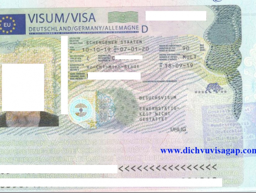 Dịch vụ làm visa Đức diện du lịch, công tác, thăm thân