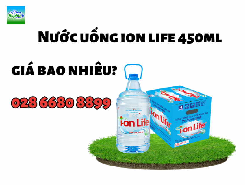 Nước uống ion life 450ml giá bao nhiêu tại TP. HCM?
