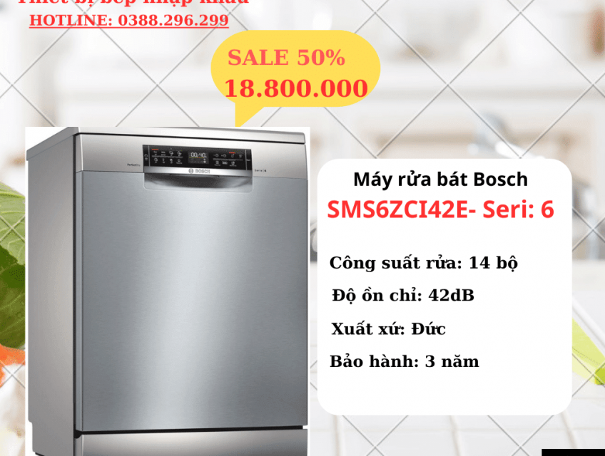 Máy Rửa Bát Quốc Dân -Máy Rửa Bát Bosch, Nhập Khẩu Nguyên Chiếc Từ Đức