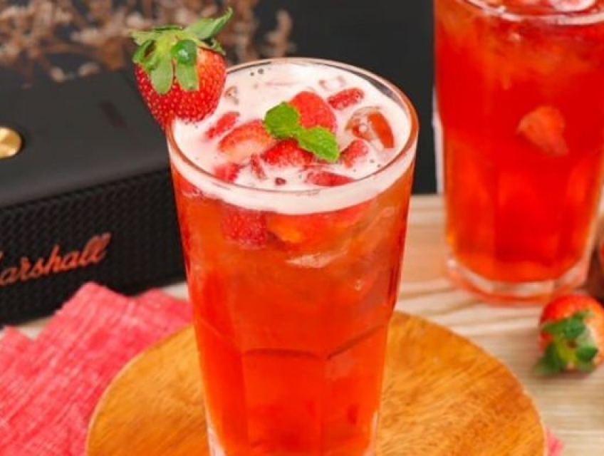 Cách làm trà dâu