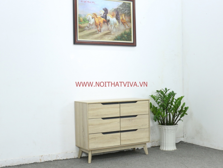 Tủ Gỗ Mini Đựng Quần Áo Gỗ Công Nghiệp MFC Nhập Khẩu Vân Gỗ Hiện Đại