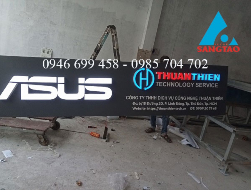 Đơn vị thiết kế thi công bảng hiệu quảng cáo giá tốt tại HCM