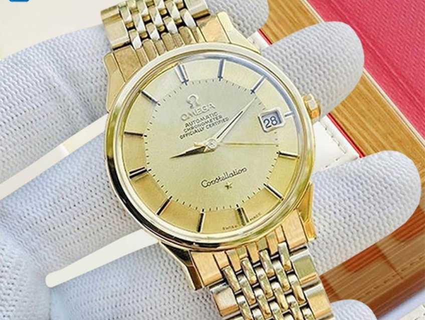 Shop Omega Thụy Sỹ new fullbox & cổ xưa 18K giảm giá còn 20.990.000đ