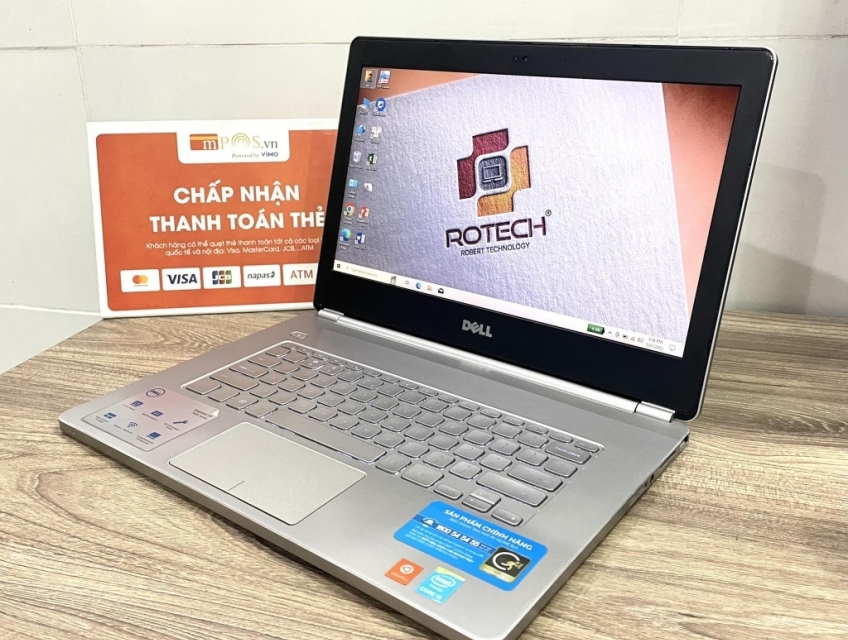 Dell 7437 i5-4210U 6GB SSD 180GB Pin 5-6H Đèn Phím