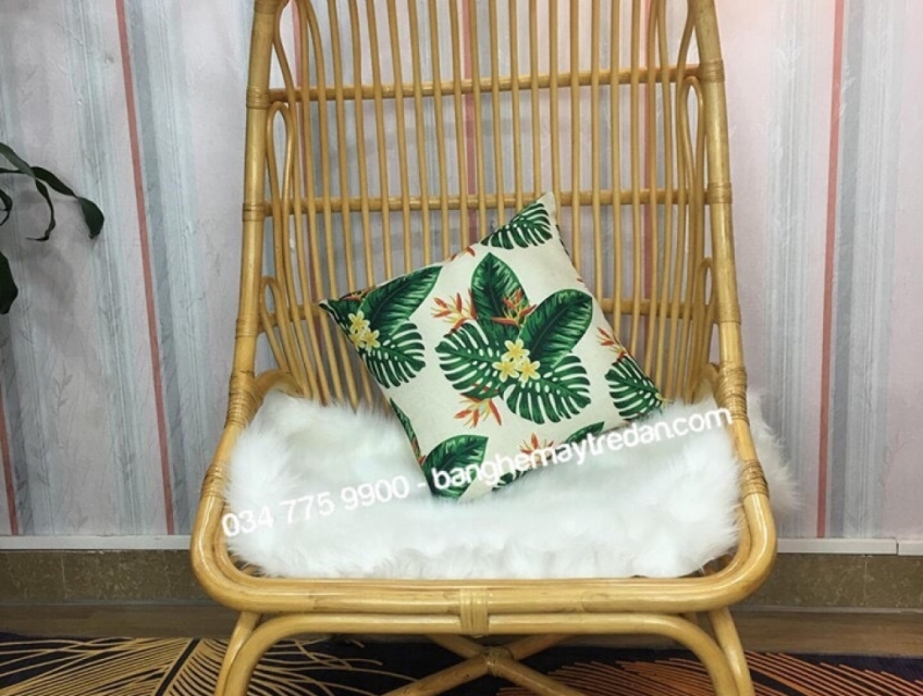 Ghế mây decor homestay, resot cao cấp