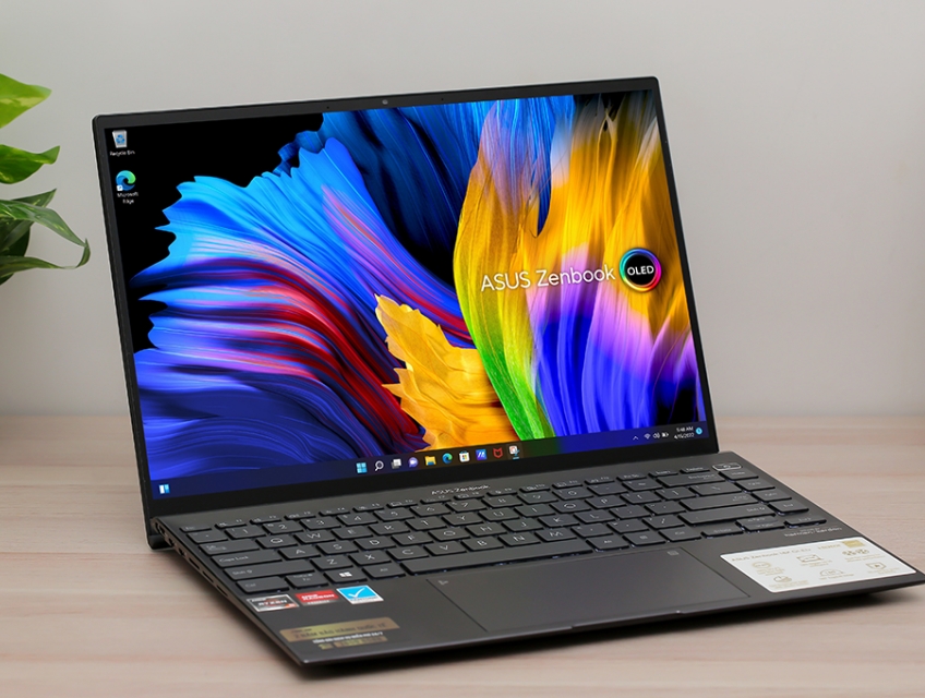 ASUS ZenBook UM5401QA: Ryzen 5 5600H/14in OLED 2.8K Touch/còn BH 10th!