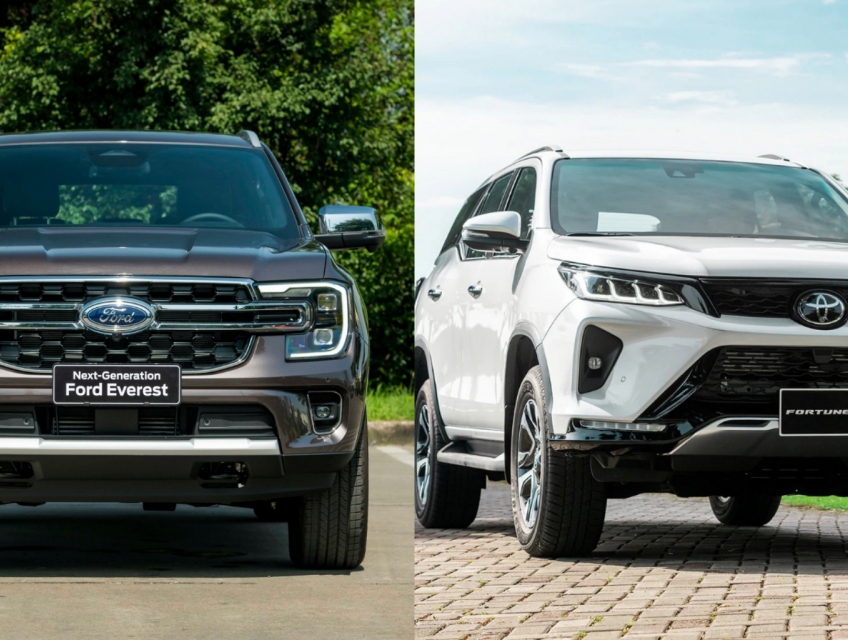 So sánh Ford Everest và Toyota Fortuner: Xe nào tốt hơn?