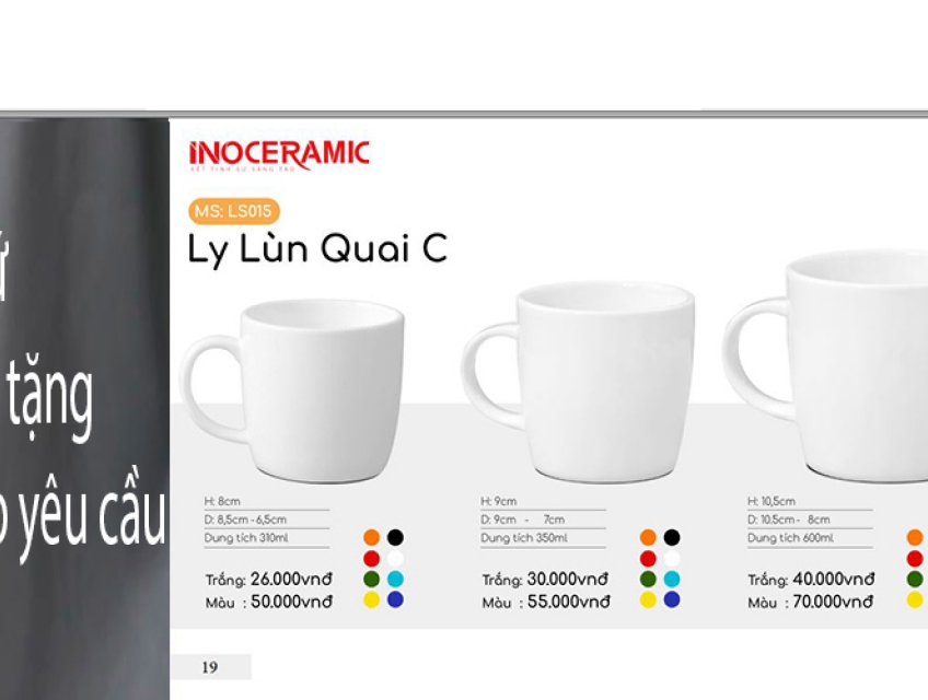 Ly Sứ In Logo Có Ý Nghĩa Gì Khi Làm Quà ?