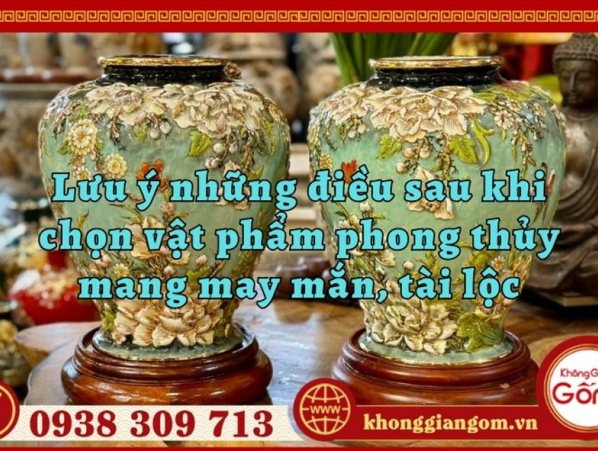 Vật phẩm phong thủy mang may mắn, tài lộc