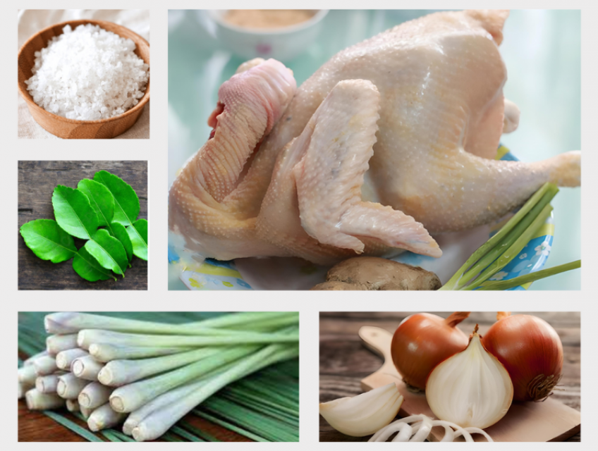 Luộc Gà Không Cần Nước Chỉ Với Muối, Sả Và Hành Tây Vô Cùng Đơn Giản