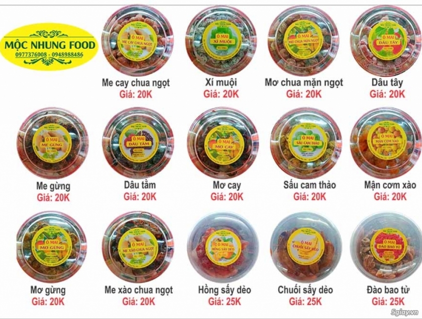 Chuyên Sỉ Lẻ Ô Mai các loại.