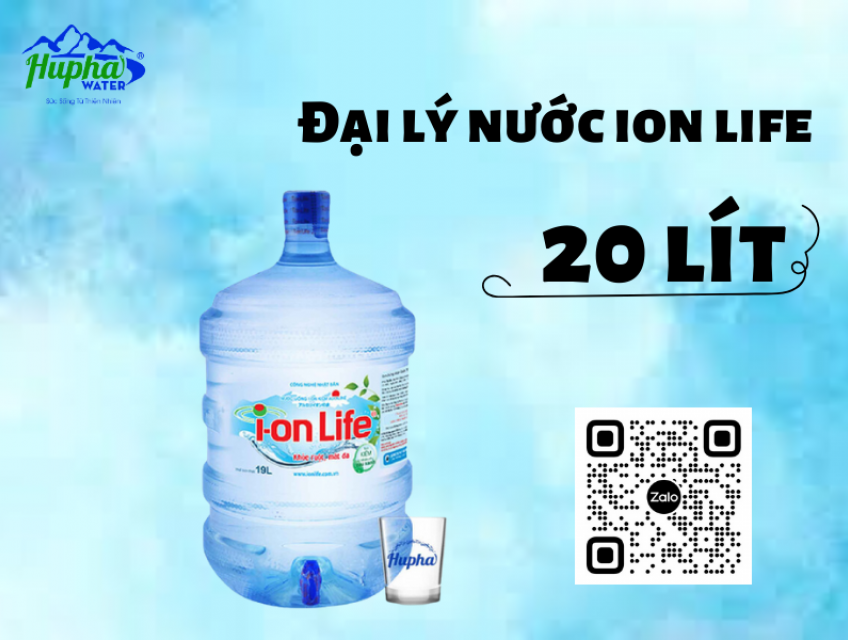 Đại lý nước ion life 20l - Phân phối nước uống TP. HCM