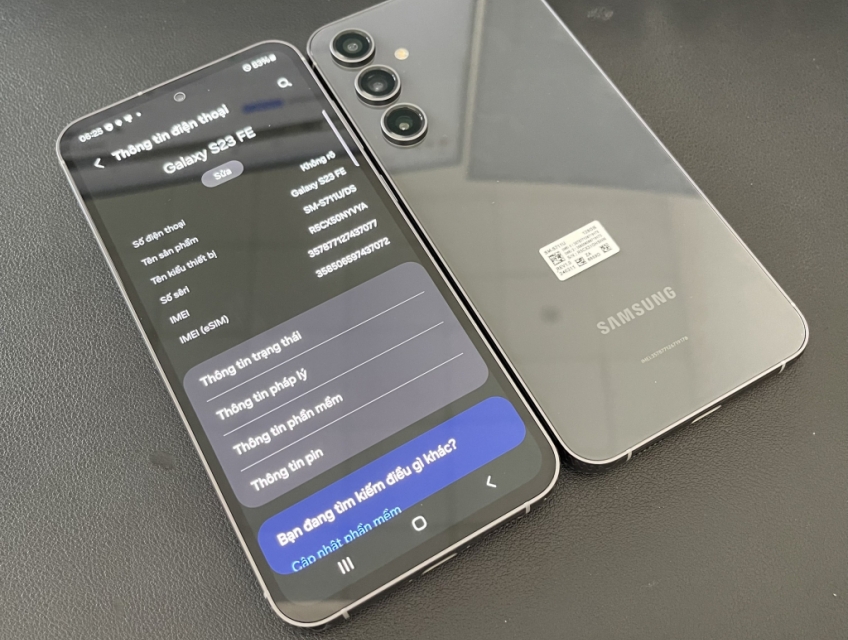 samsung galaxy s23 fe new nobox chưa lần sạc