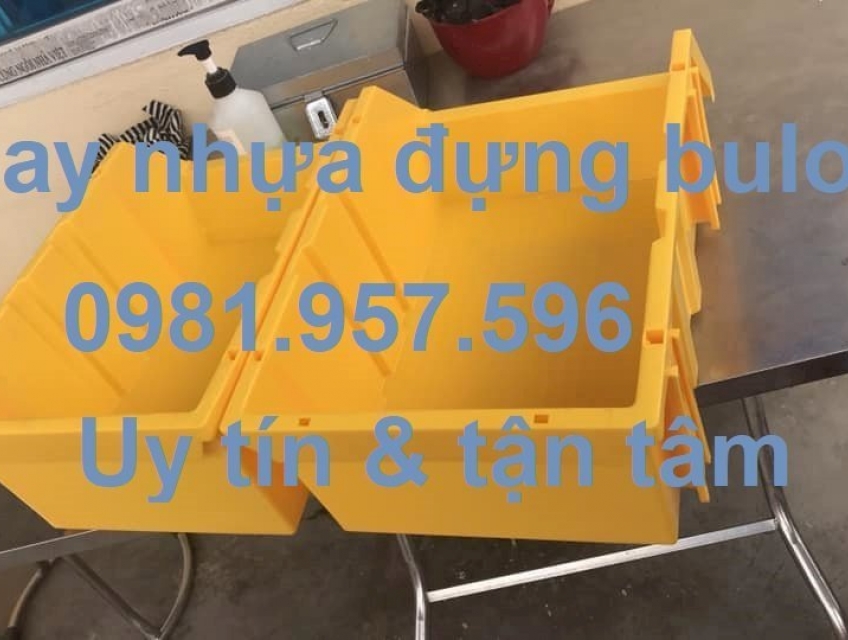 Khay nhựa đựng bulong, khay đựng linh kiện phụ tùng, khay nhựa đựng ốc