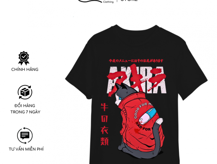 Áo thun mèo red jan cực chất cho giới trẻ