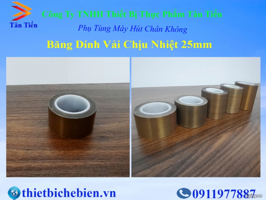 Băng dính vải chịu nhiệt 25mm