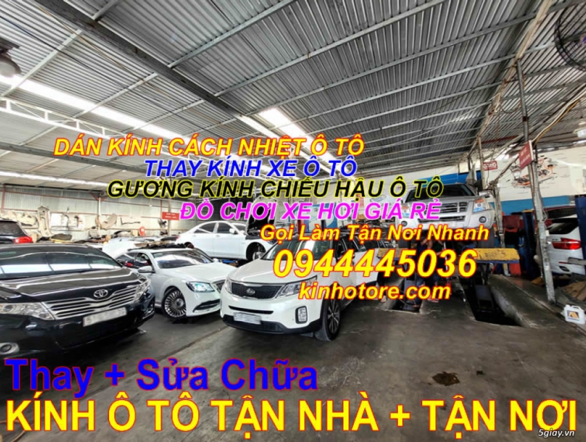 Thay kính xe hơi chất lượng, giá hợp lí, hỗ trợ tận nơi Quận 11