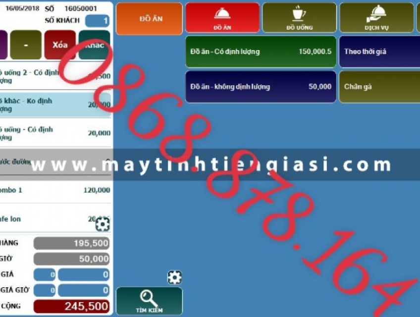 Trọn Bộ Máy Tính Tiền Cảm Ứng và Phần Mêm Quản Lý Quán Karaoke-bida-0868.878.164