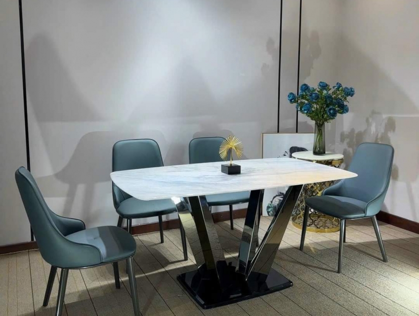 Bộ Bàn ĂN 4 GhẾ ALICE Nhập Khẩu TQCVN-1203