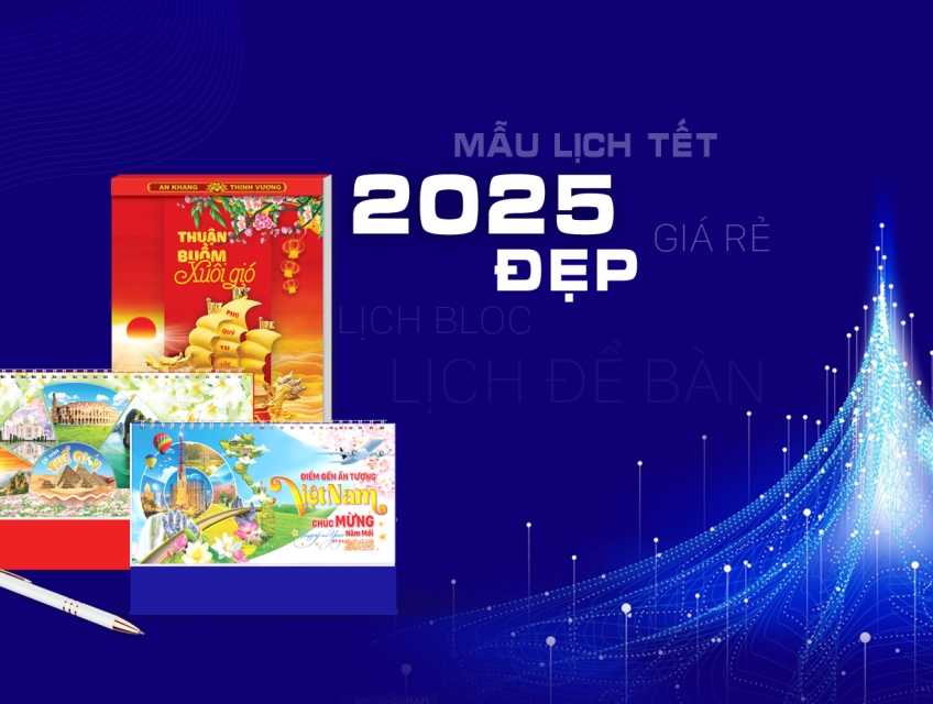 Lịch bloc siêu đại 2025 - Giá siêu rẻ tại Tp.HCm