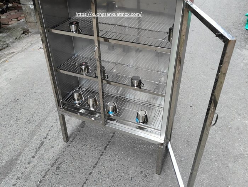 Tủ úp cốc inox