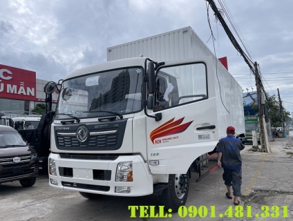 Công ty  bán xe tải DongFeng thùng Pallet điện tử 6T9 thùng dài 9m7