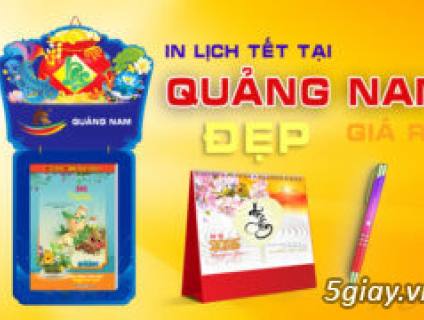 In Lịch Tết tại Quảng Nam - Thiết kế Lịch Tết tại Quảng Nam