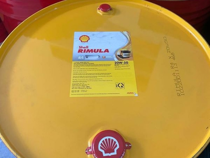 Nhớt Shell Rimula R4X 20W50/phuy 209l chính hãng - Dầu Nhớt Bách Khoa.