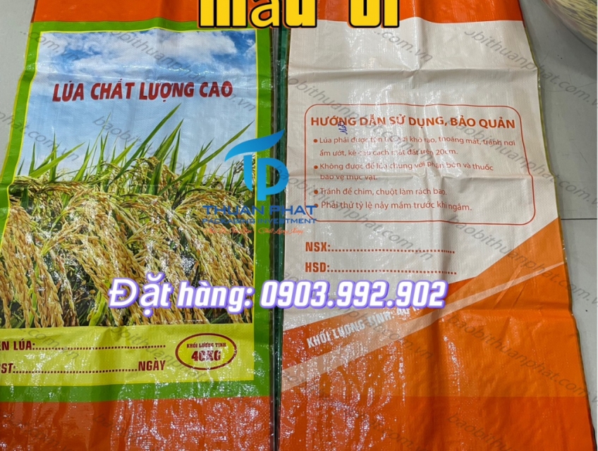 Bao bì đựng lúa giống 40kg