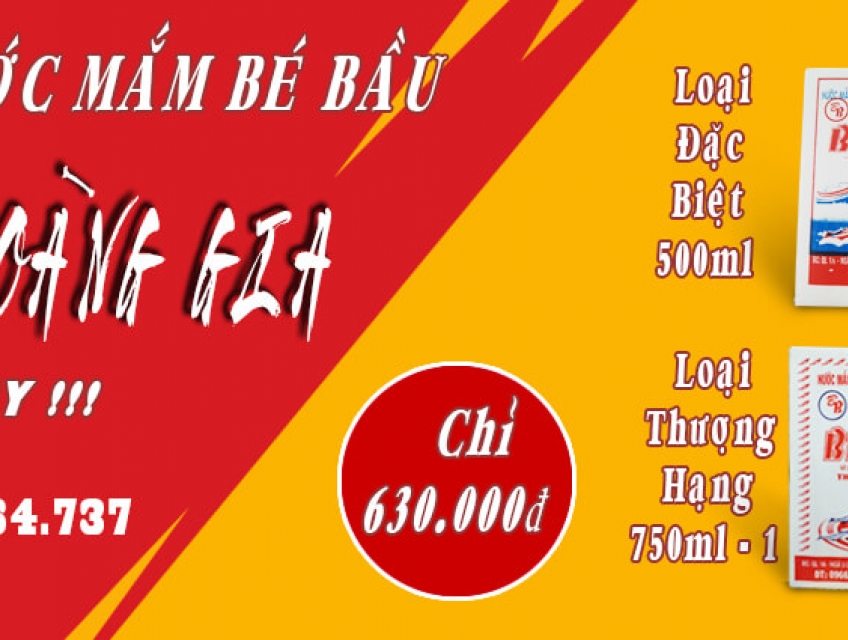 Combo Hoàng Gia Nước Mắm Bé Bầu