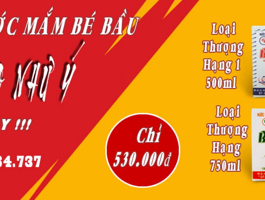 Combo Như Ý Nước Mắm Bé Bầu