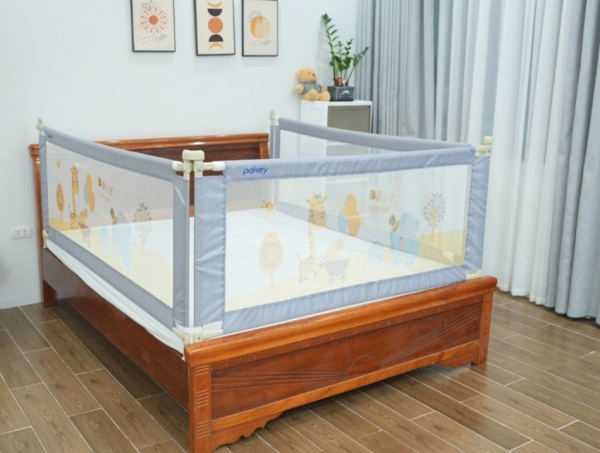 Thanh chắn giường cho bé