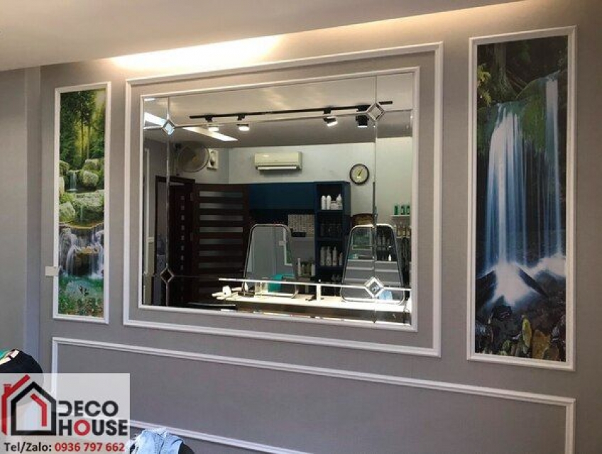 Gương ghép trang trí đơn giản: Giải pháp trang trí hiệu quả chi phí