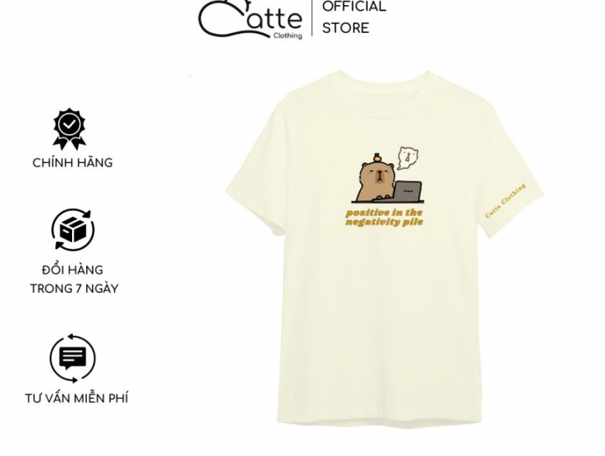 Áo thun Capybara Catte Clothing: Hot trend không thể bỏ qua!