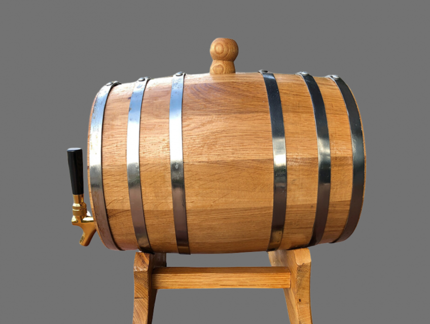 Thùng gỗ sồi ngâm rượu chất lượng |Trang trí phòng khách đẹp