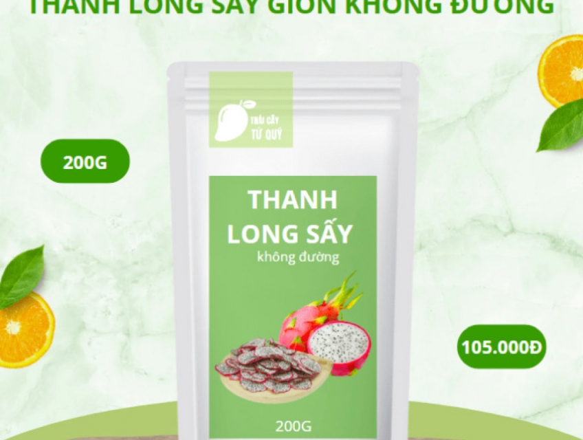 Tác dụng thanh long sấy giòn