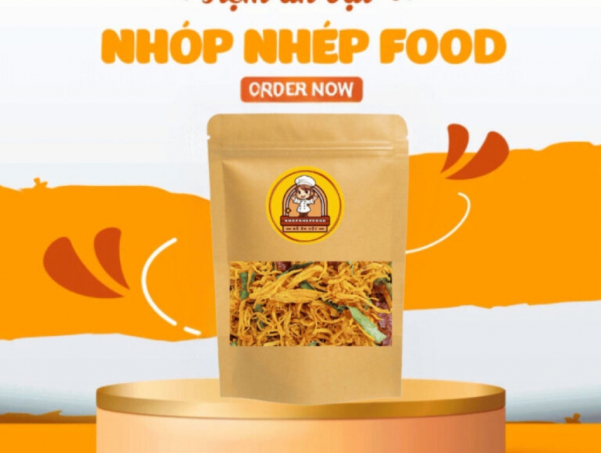 Khô gà lá chanh 1kg - Vị ngon cay nồng, thơm lừng hương lá chanh