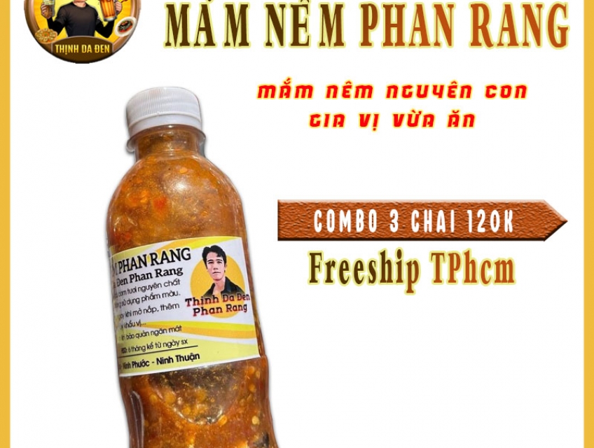 Mắm Nêm Phan Rang Thịnh Da Đen - Mắm Nêm Cá Cơm Nguyên Con