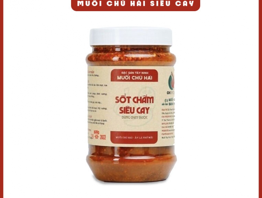 Muối Sốt Chú Hải Loại Siêu Cay - Muối Sốt Chấm Hải Sản Bánh Tráng