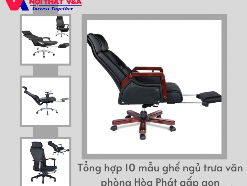 Ghế ngủ trưa văn phòng Hòa Phát có thể gấp gọn