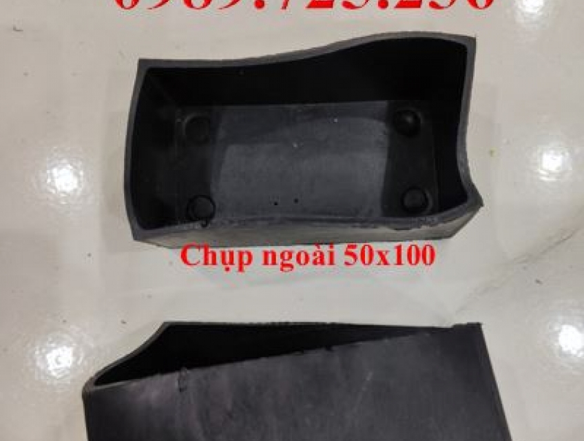 Bịt đầu sắt hộp 50x100mm. nắp chụp hộp 50x100mm.