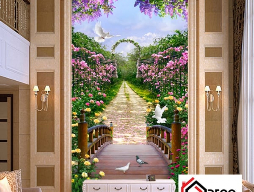 Các yếu tố cần cân nhắc khi đặt tranh kính 3D phong cảnh trong nhà hàn