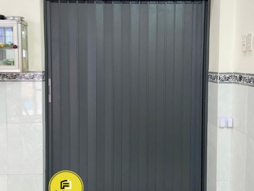 Cửa Nhôm Xếp Lá Đặc Làm Cửa ToiLet  Giá rẻ chỉ từ 2700k/m2